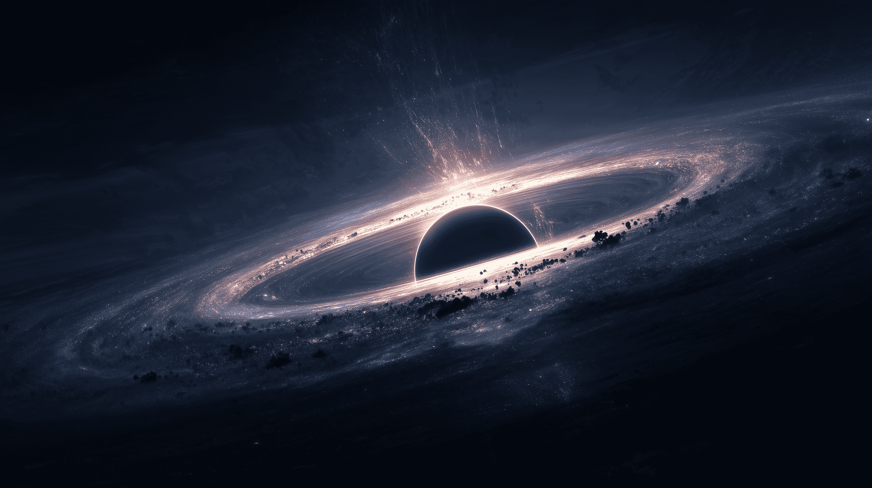 A detailed image of Saturn with its rings